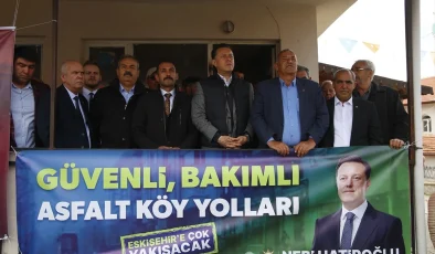 AK Parti Eskişehir Büyükşehir Belediye Başkan adayı Nebi Hatipoğlu, Alpu ilçesini ziyaret etti