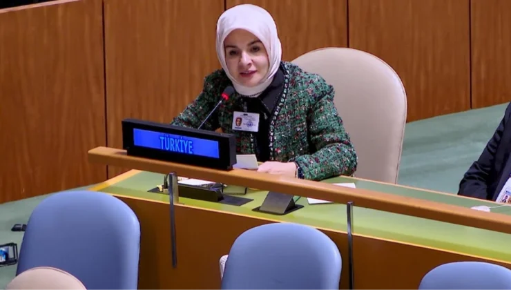 Bakan Göktaş’tan BM zirvesine damga vuran İsrail protestosu! Bir anda salonu terk etti