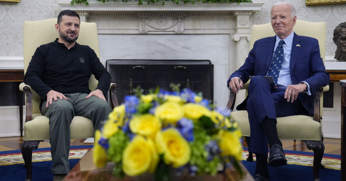Beyaz Saray’da Zelenskiy ile görüşen Biden: “Bu savaşta Rusya galip gelemeyecek”