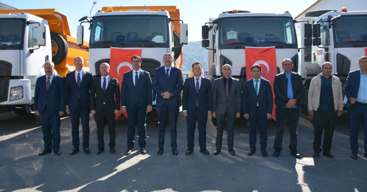 Hakkari’de temizlik işlerinde kullanılacak 37 araç hizmete alındı