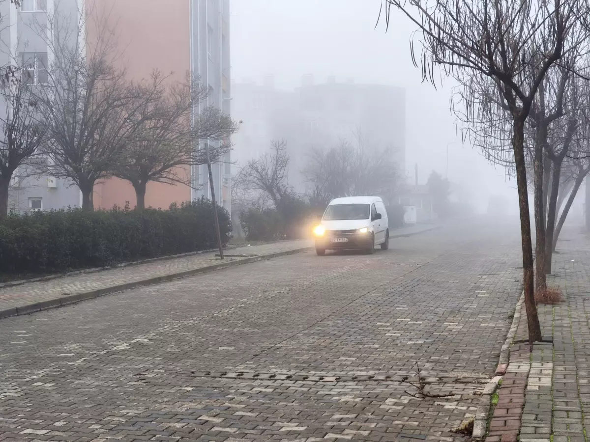 Keşan’da Sabah Sis Etkili Oldu