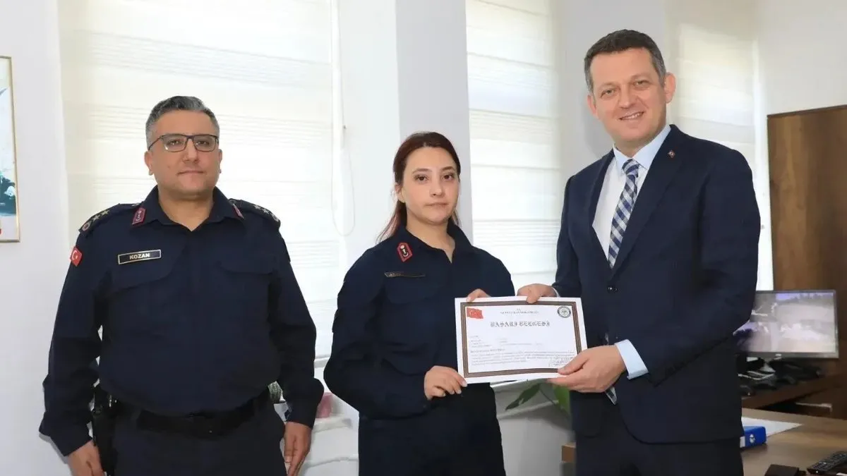 Alanya Kaymakamı’ndan Cezaevindeki jandarma personeline teşekkür belgesi