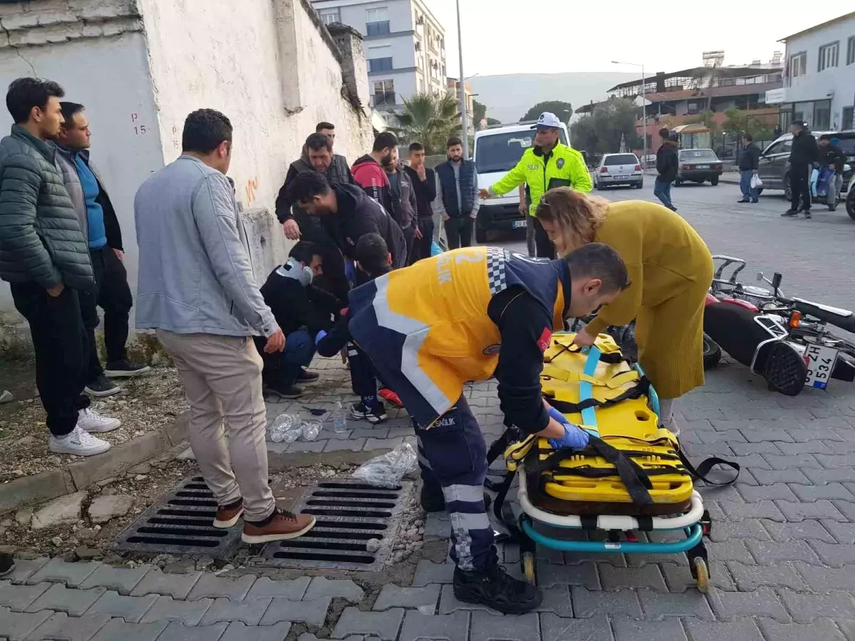 Buharkent’te Motosiklet Kazası: 2 Yaralı