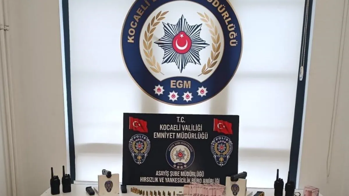 Film gibi operasyon: Çelik kasa soyguncuları Kocaeli’de yakalandı!