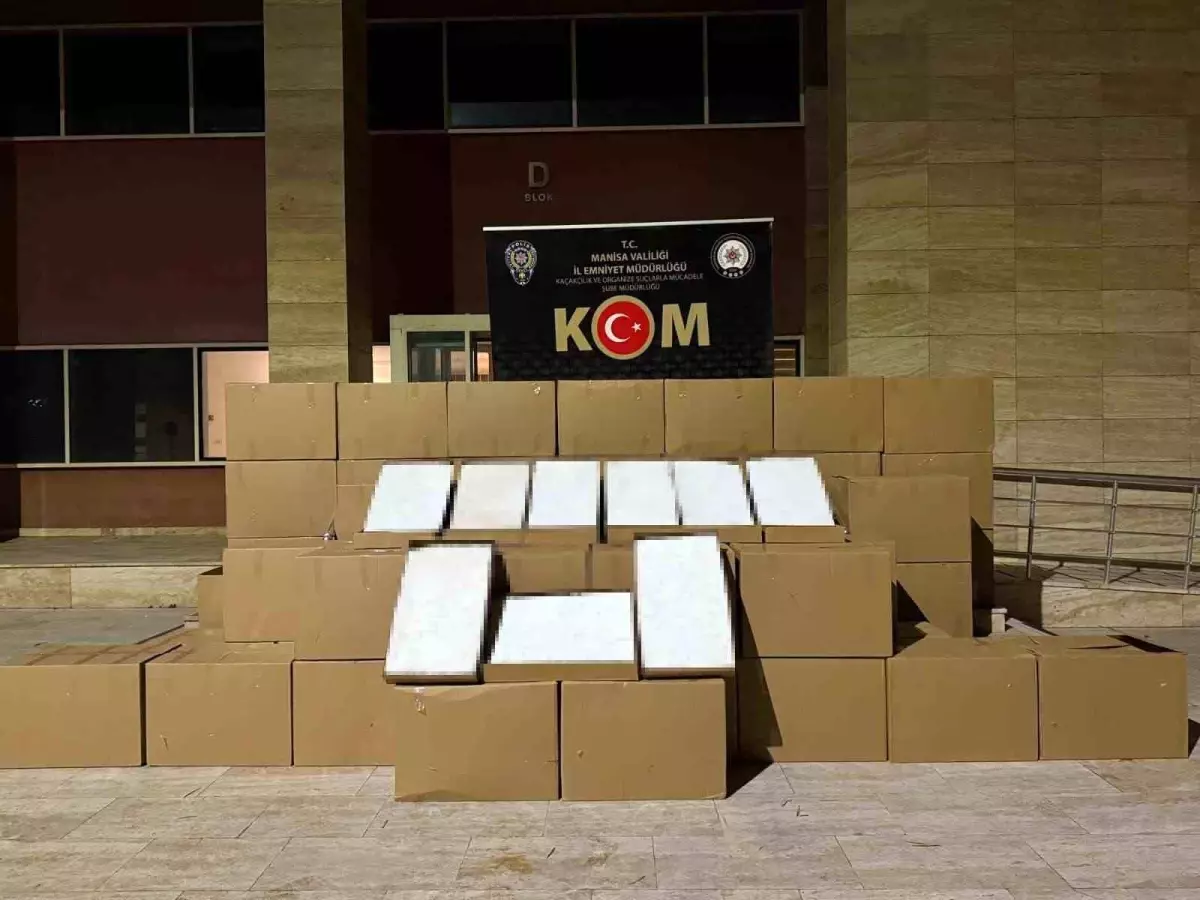 Manisa’da Kaçak Sigaraya Operasyon
