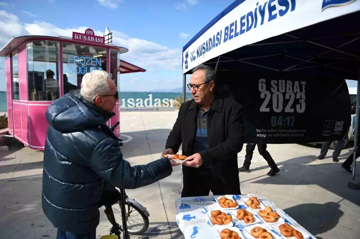 Kuşadası’nda 6 Şubat Depremleri Anıldı