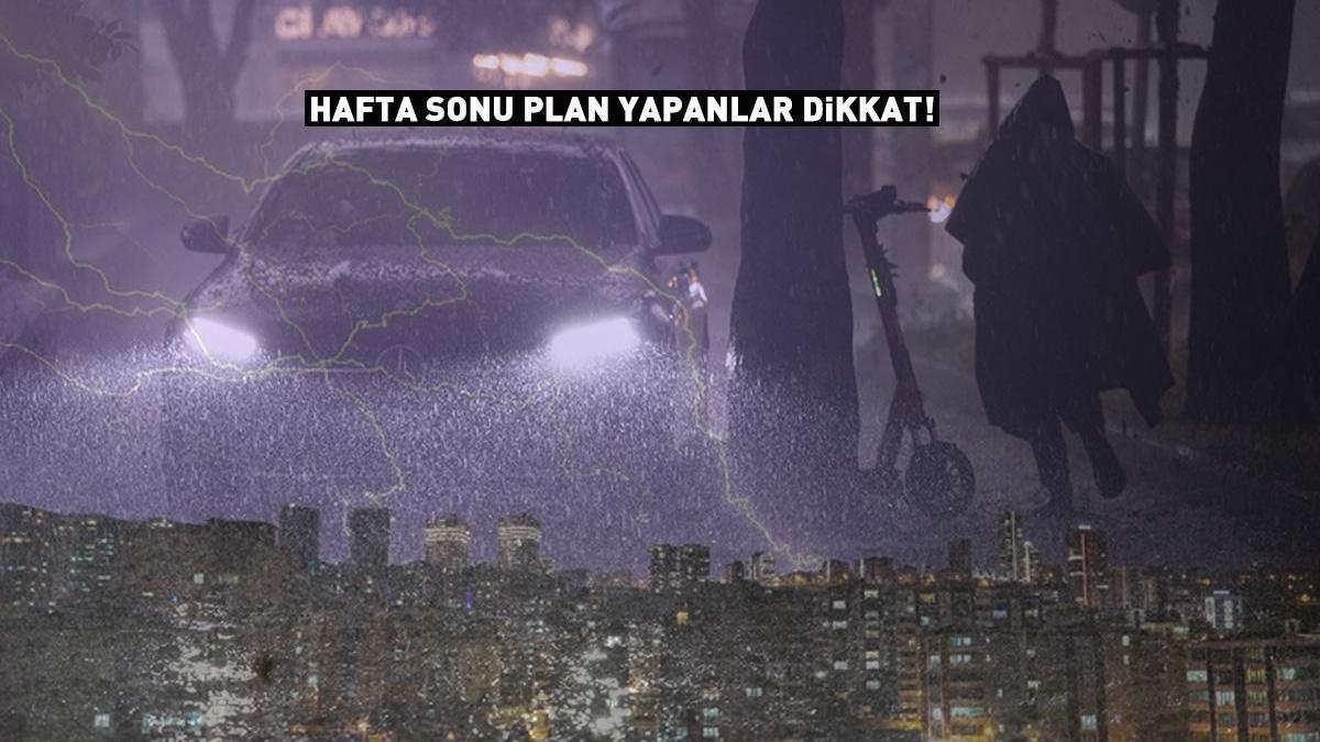 Dikkat! Meteoroloji gün verip uyardı: Gök gürültülü sağanak alarmı!